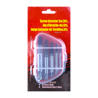 Набор экстракторов болтов HSS, 5 предметов, М3-М18, в пластиковом футляре оптом